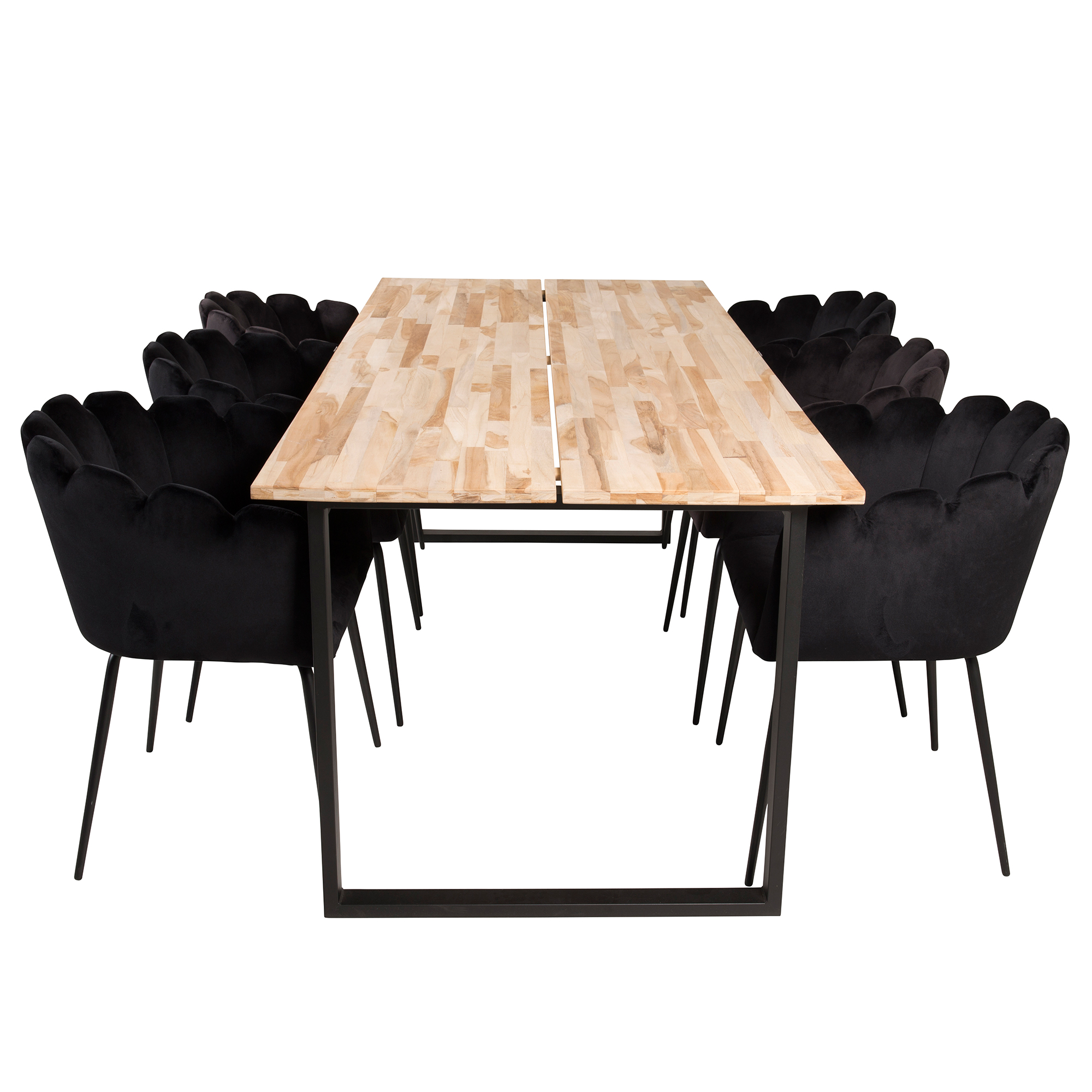 Matgrupp furniture/fashion Cornelia med 6 Limhamn Stolar