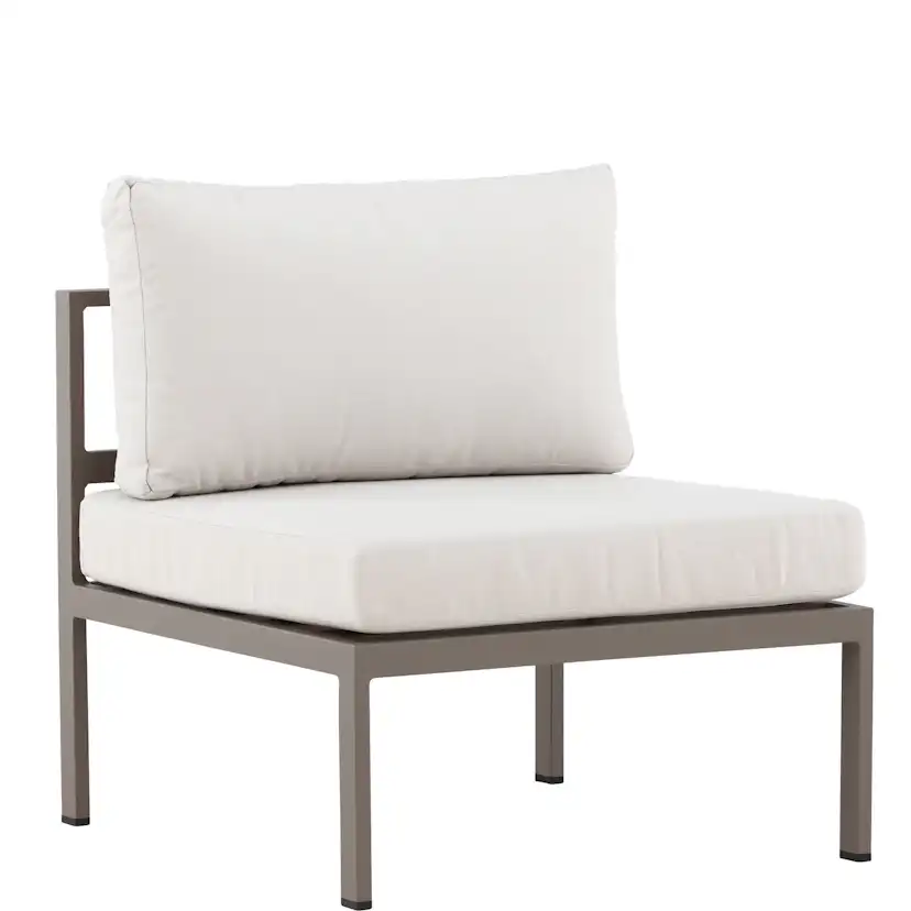 Copacabana Sofa Module Middle - Brown / Beige Brown / Beige
