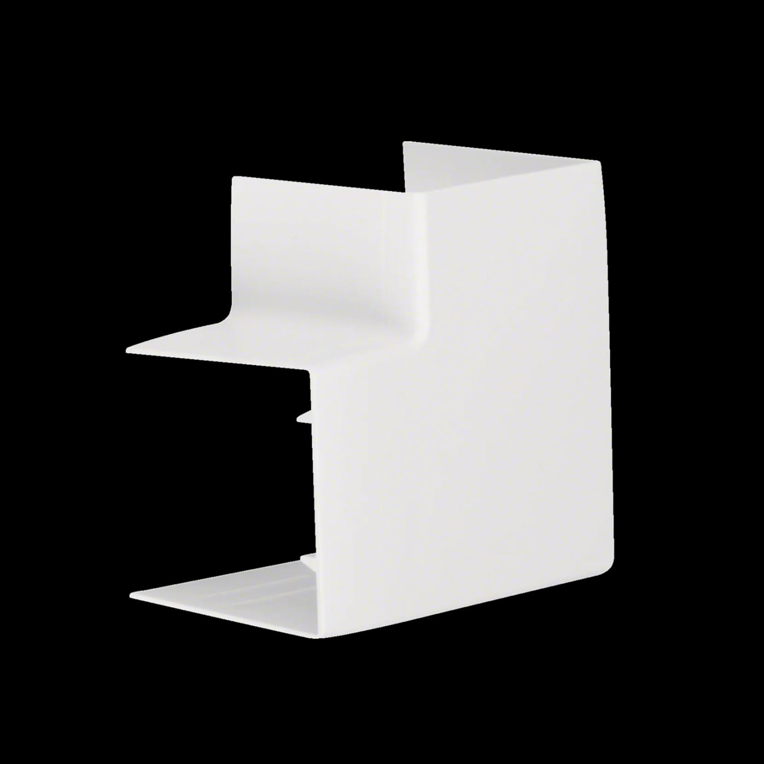 L-Vinkel till Matarkanal Hager Flexibel LF/LFH 60 x 60 mm Halogenfri Vit RAL 9016