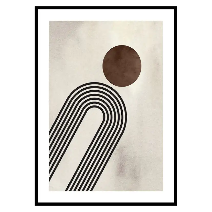Poster Gallerix Broad Geometric No2