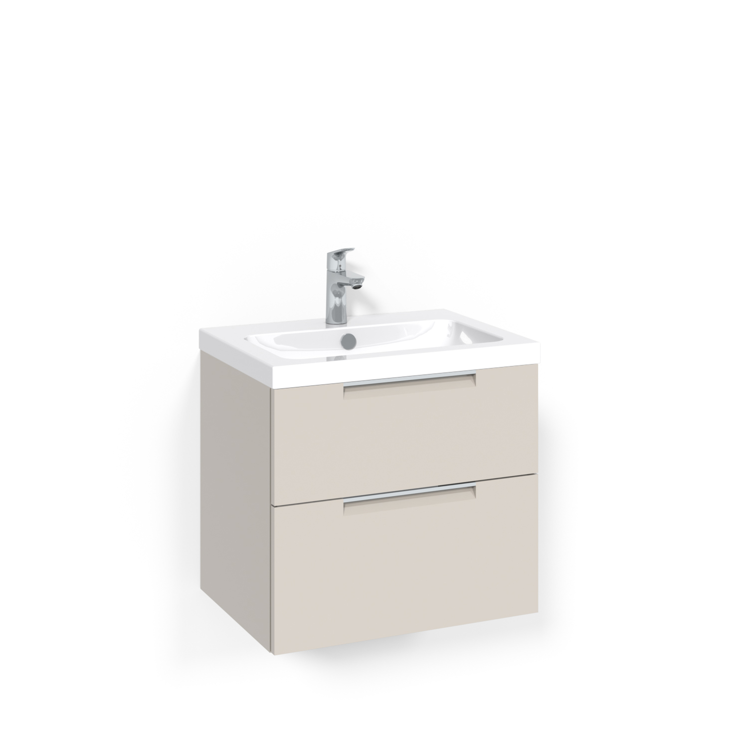 Crown Kommod 60x45 Beige Grip Light 45 Bredd 600 mm, Beige, Tvättställ Light 45