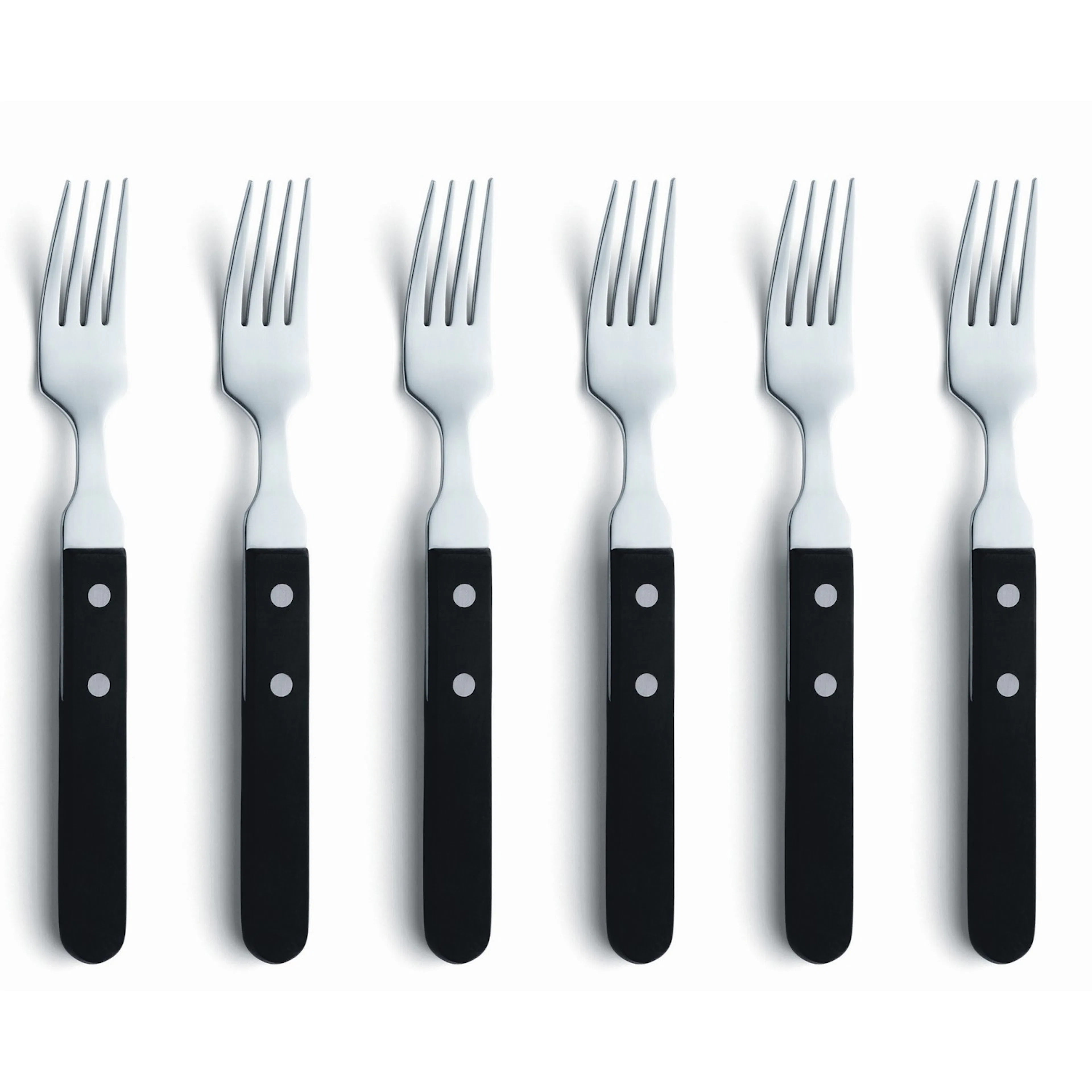 Grillgaffel Amefa Pizza 6-pack Svart