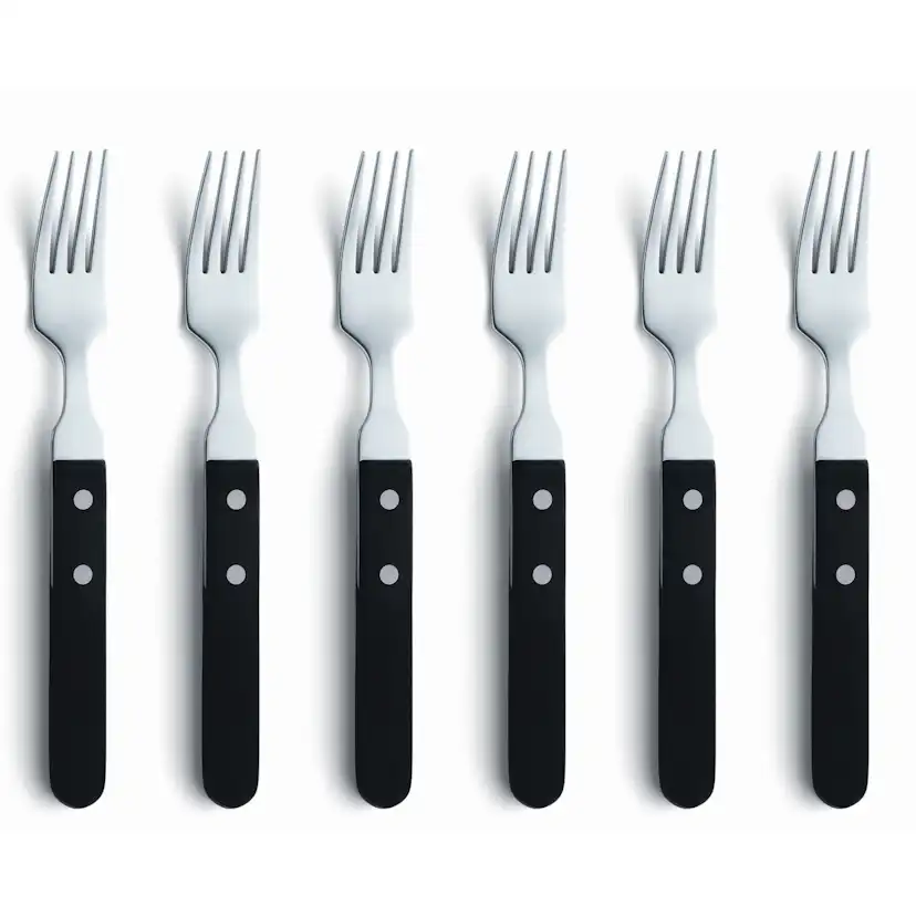 Grillgaffel Amefa Pizza 6-pack Svart