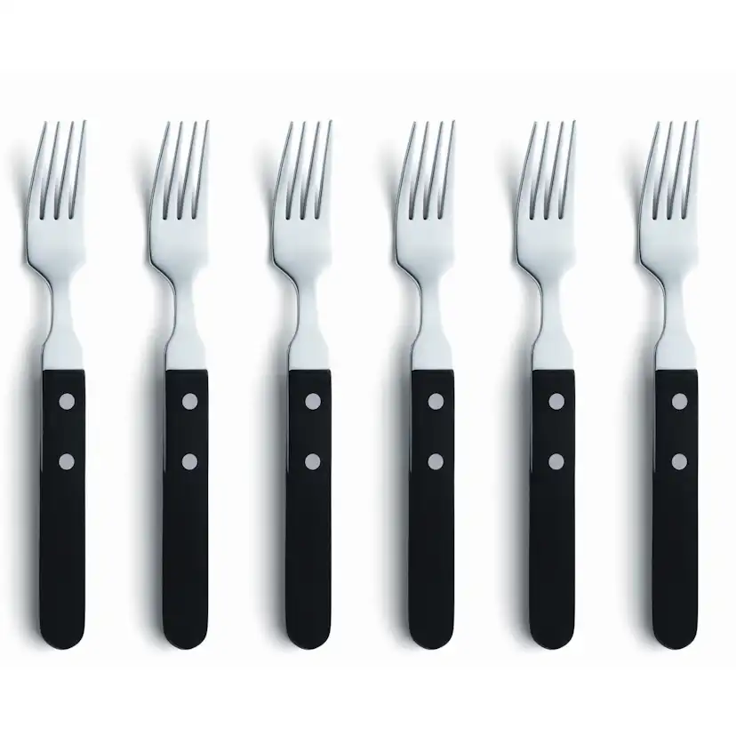 Grillgaffel Amefa Pizza 6-pack Svart