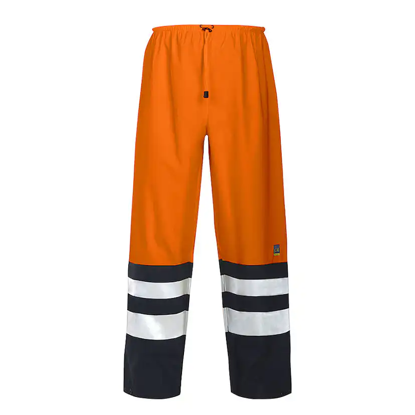 6504 Regnbyxor HV Orange kl.2 S Storlek: S Orange