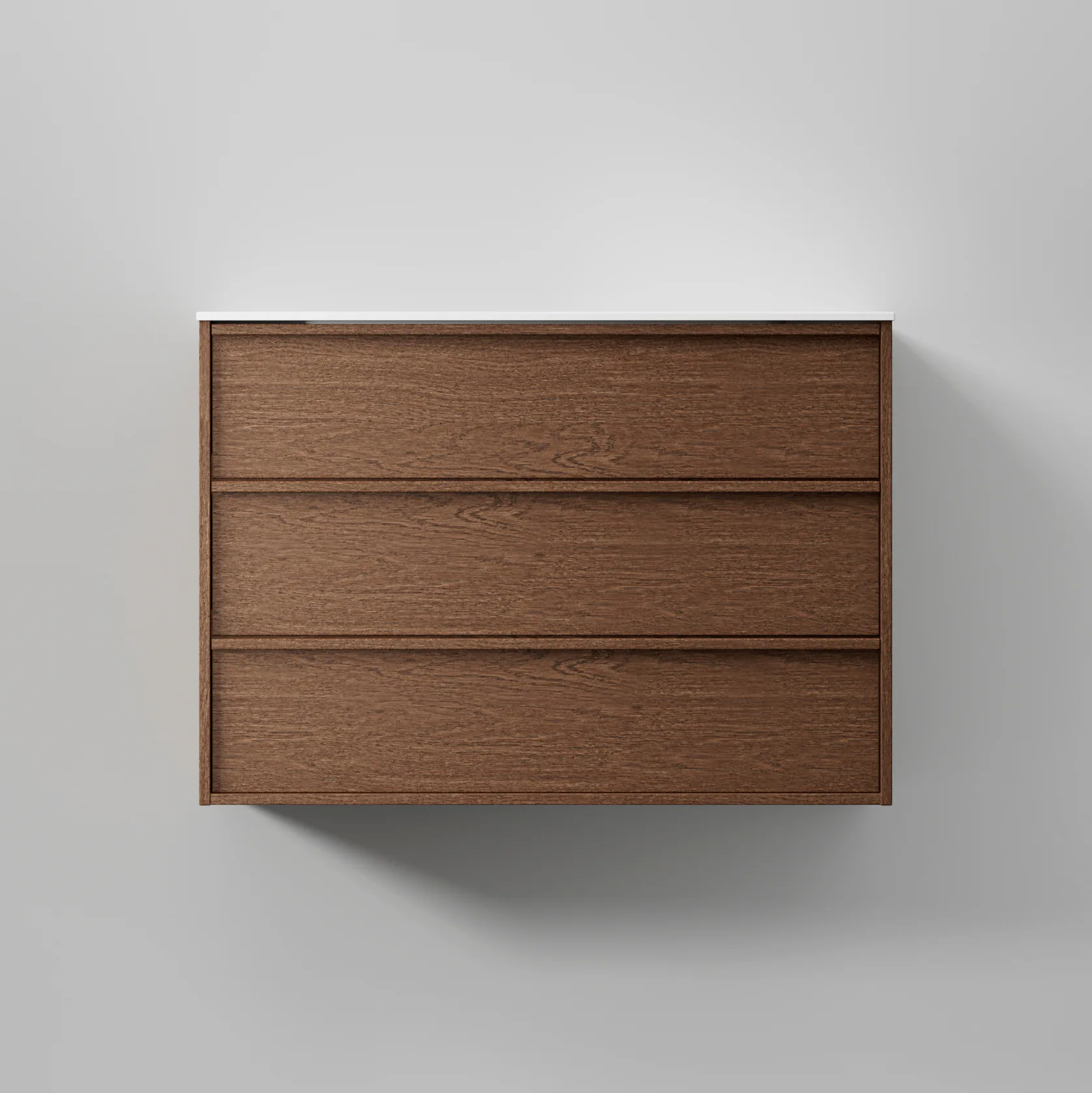 Kommod Terra Carve 100, Dark Oak, 3 Lådor Färg: Dark Oak, Bredd: 1000 mm