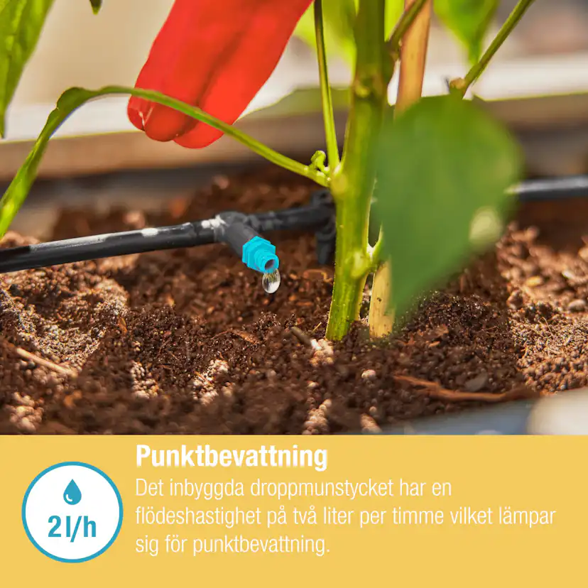 Droppspridare Gardena Micro-Drip Inline 2 l/h