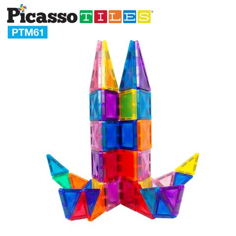Magnetplattor Picasso Tiles 61 bitar Mini