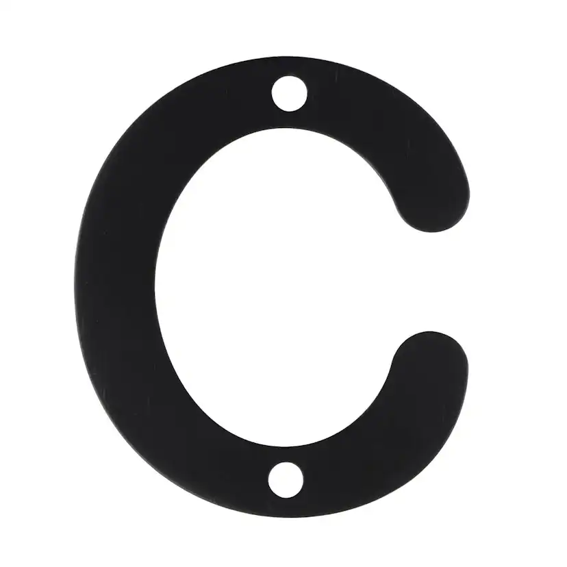 HUSBOKSTAV C SVART Mattsvart, C