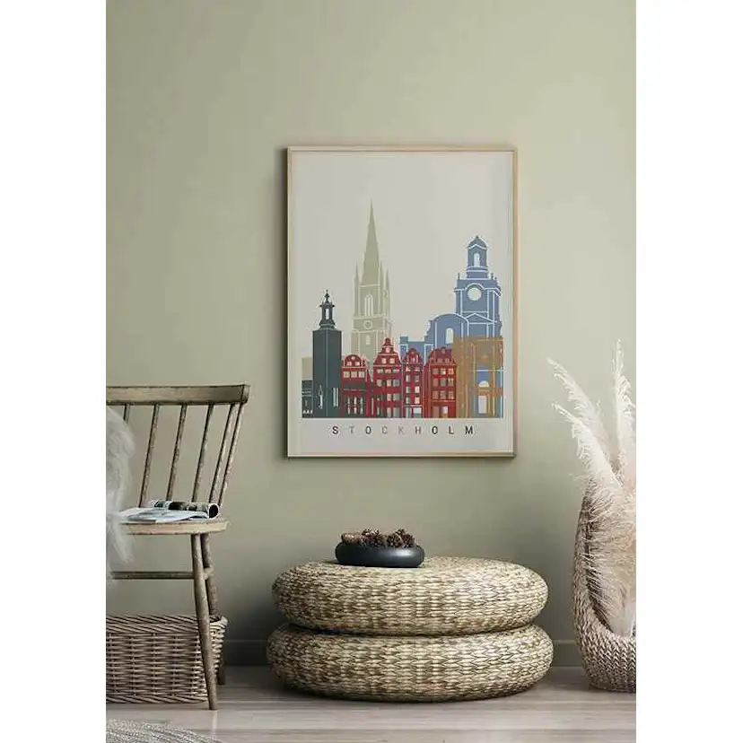 Poster Gallerix Stockholm Landmarks