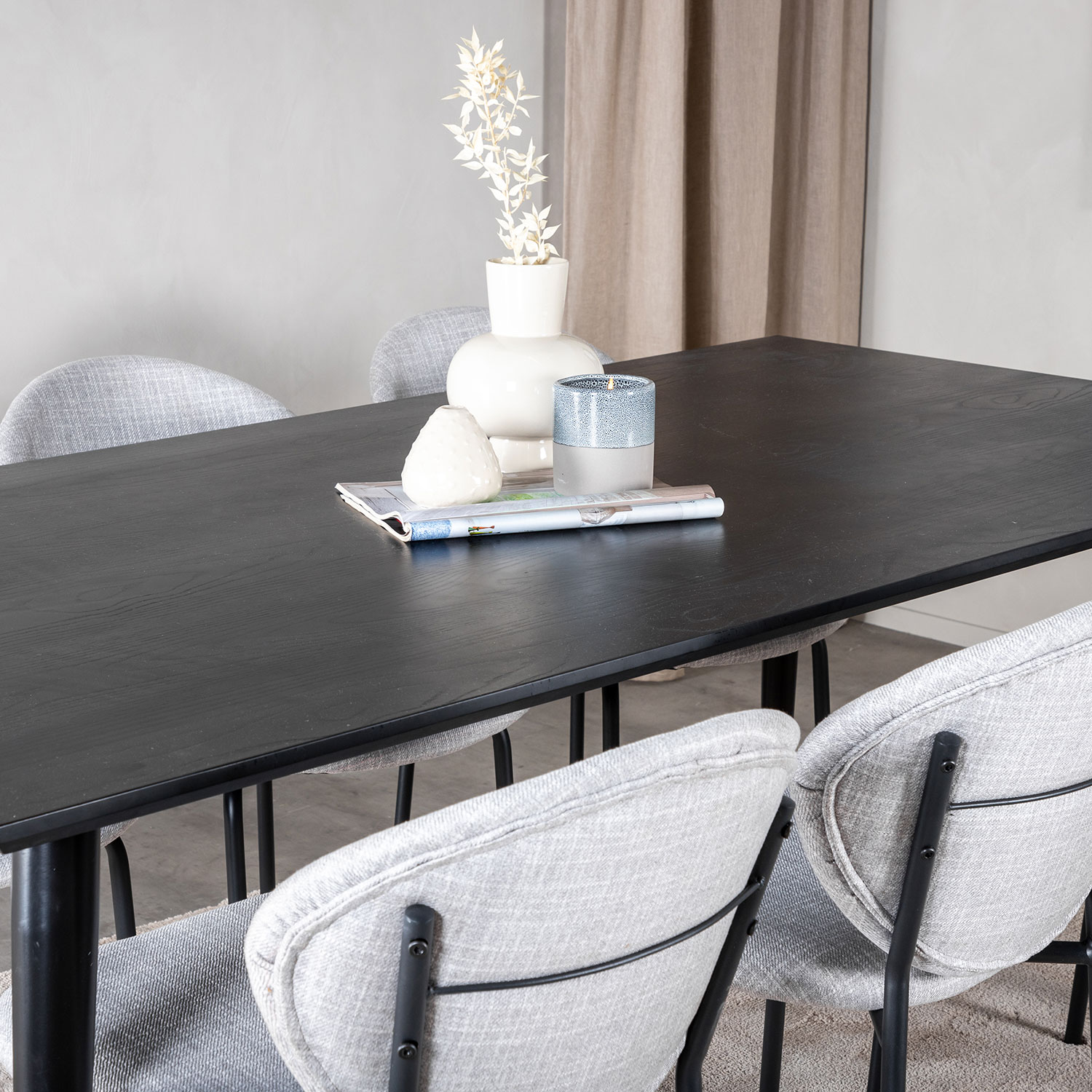 Matgrupp Venture Home Dipp med 6 Vault stolar