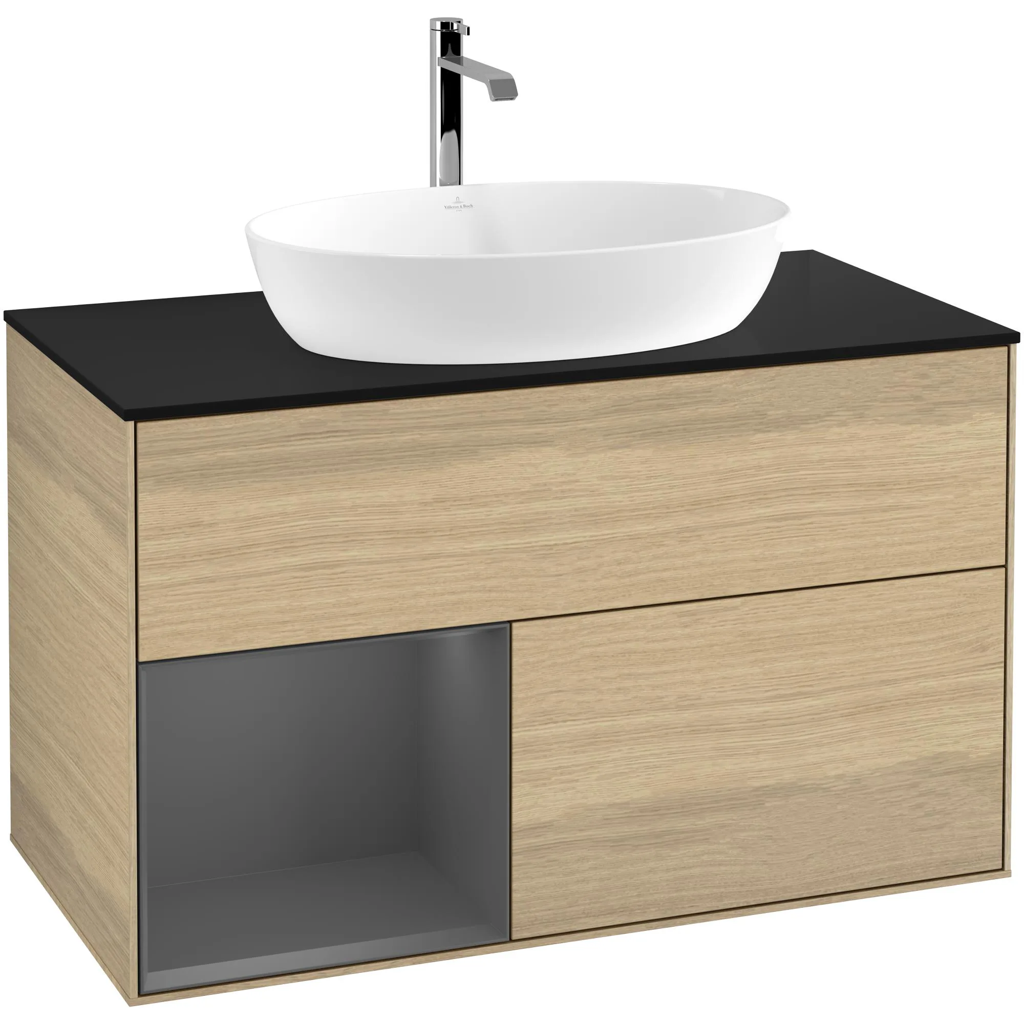 Tvättställsskåp Villeroy & Boch Finion med 2 Lådor Hylla och Bänkskiva för Fristående Tvättställ från Artis & Collaro
