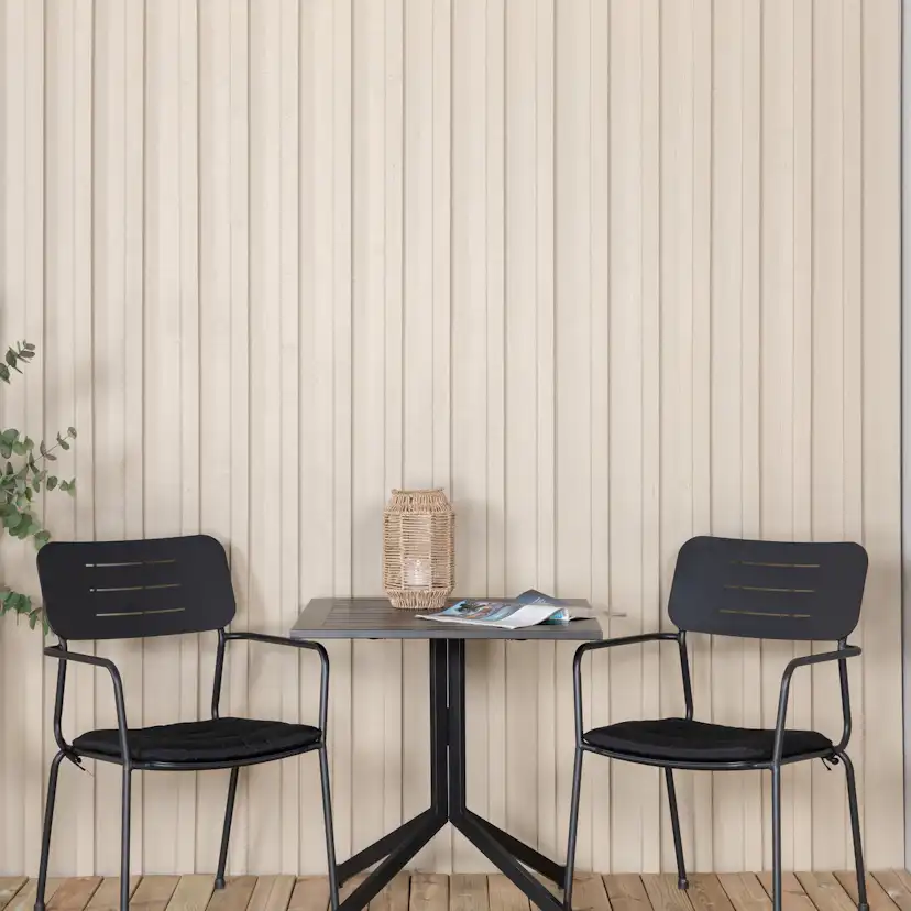 Cafégrupp Venture Home Wella med 2 Nemo Trädgårdsstolar Utomhus
