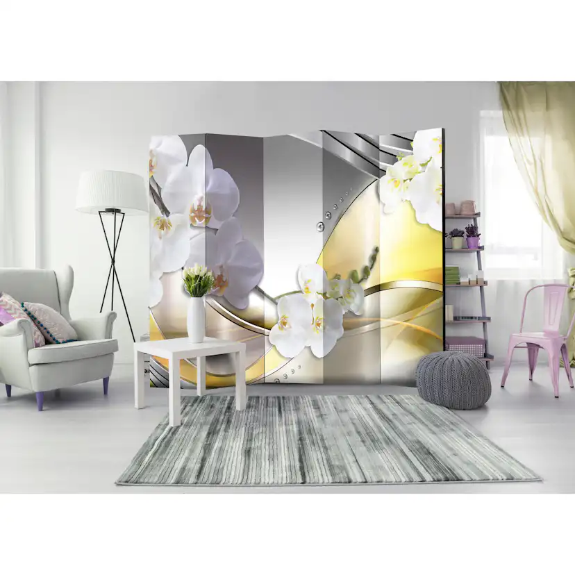 Rumsavdelare Skärmvägg Arkiio Yellow Journey II 225x172 cm