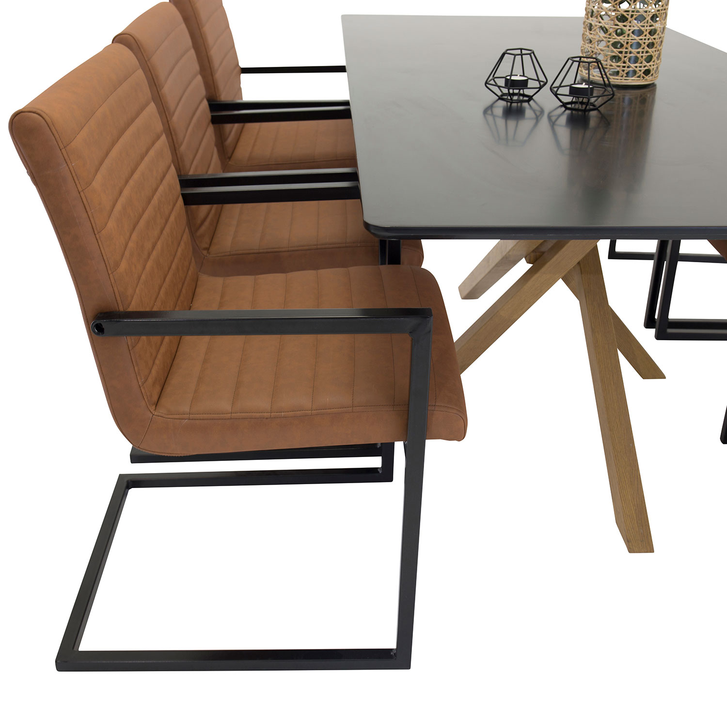 Matgrupp Venture Home Piazza med 6 Art stolar