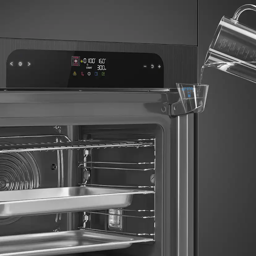 Kombiugn Smeg SO6202S3PB med Sous vide och ångfunktion Svart 60 cm