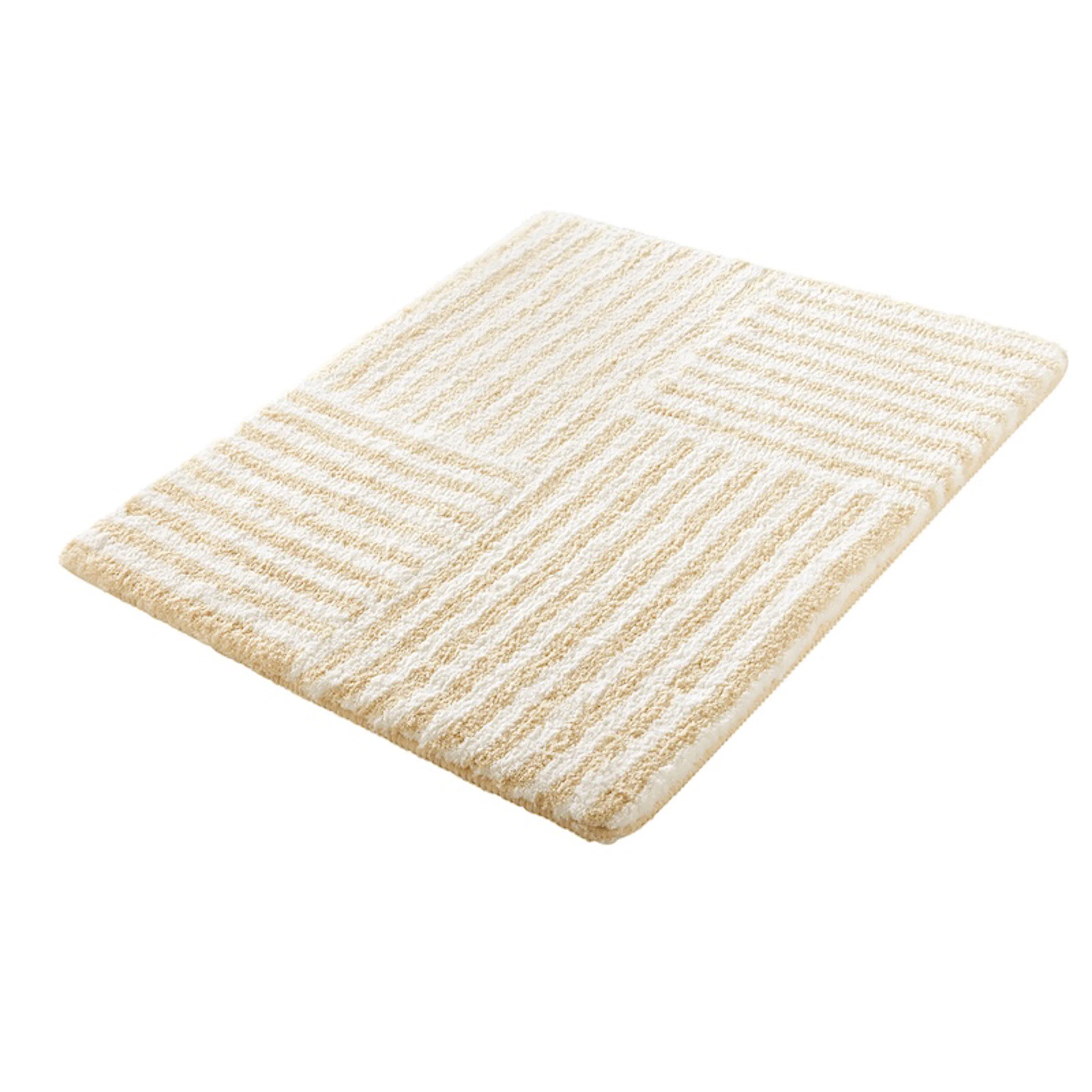 Badrumsmatta Chelsea sandbeige 70x120 cm Beige, 700x1200 mm