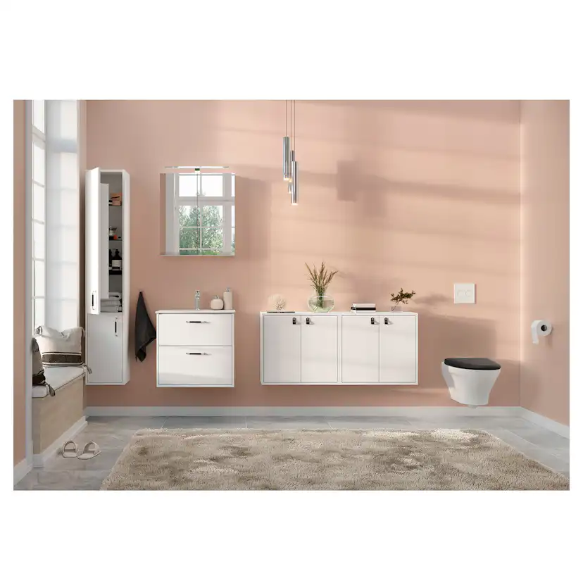 Artic Väggskåp 60x55x39 Vit Vit