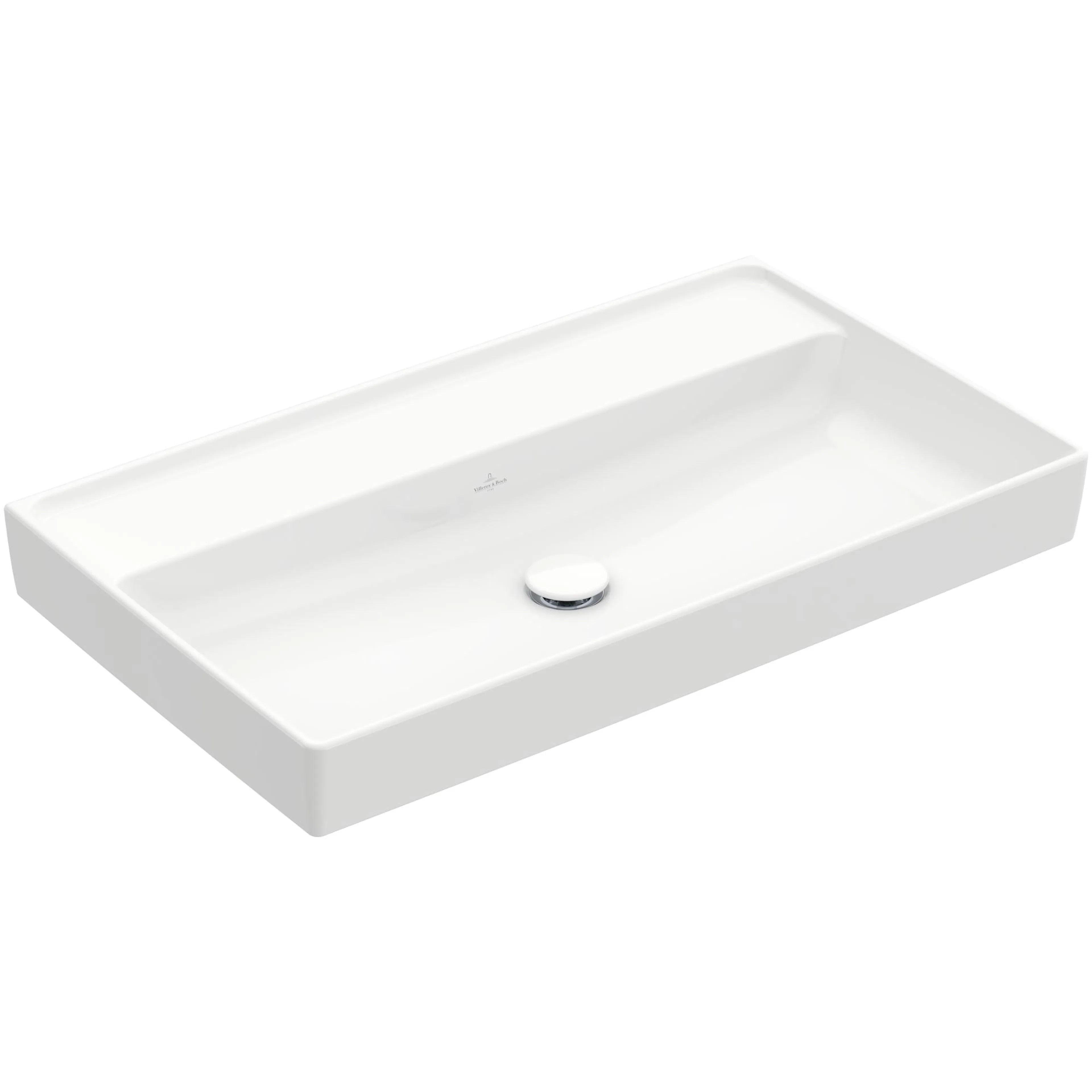 Tvättställ villeroy & Boch Collaro 4A338301 Vit Alpin, Utan Bräddavlopp, 797 mm, Utan Blandarhål, för Väggmonterad blandare