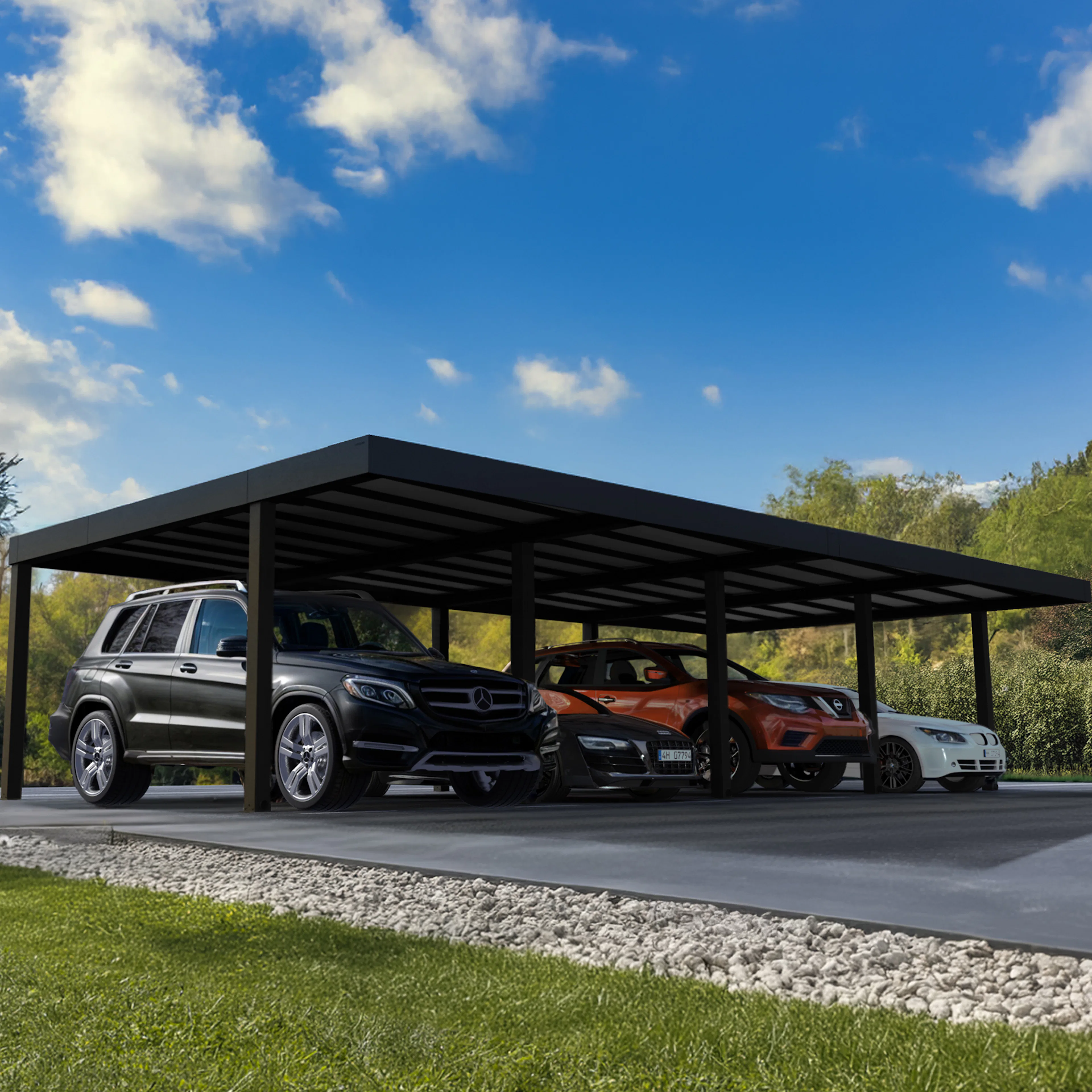 Carport Canopia by Palram Oslo 596,5x1195 cm