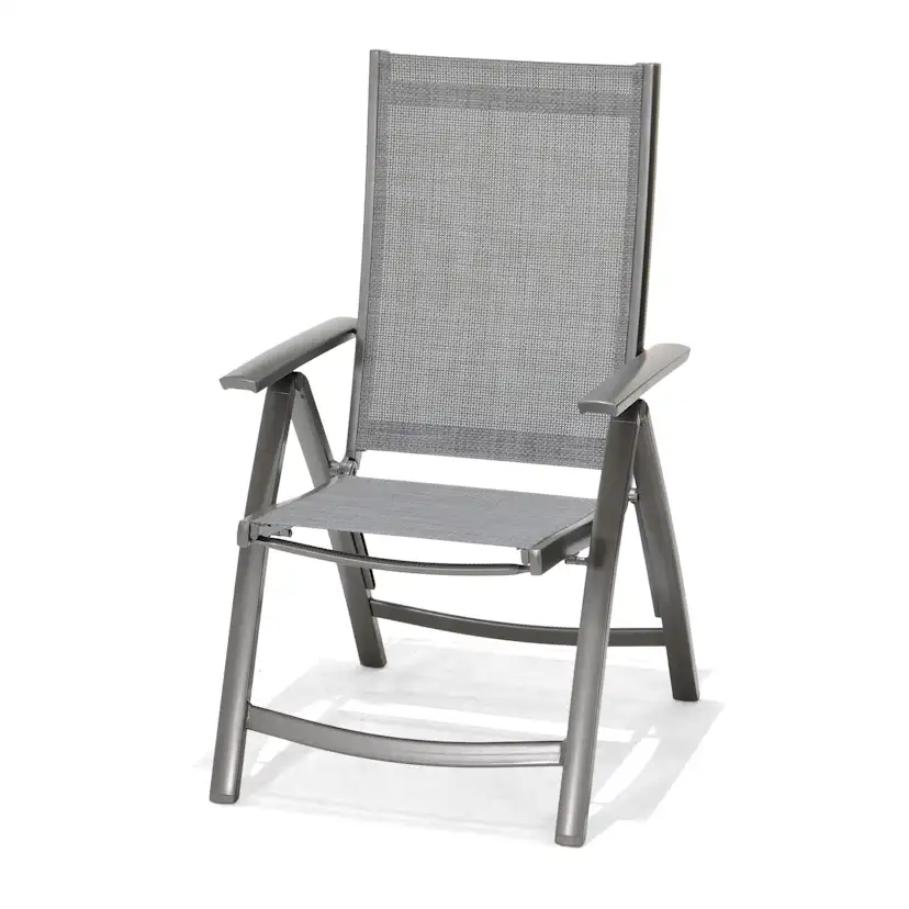 Matgrupp LifestyleGarden Solana med 6 Positionsstolar och 70 cm Bord