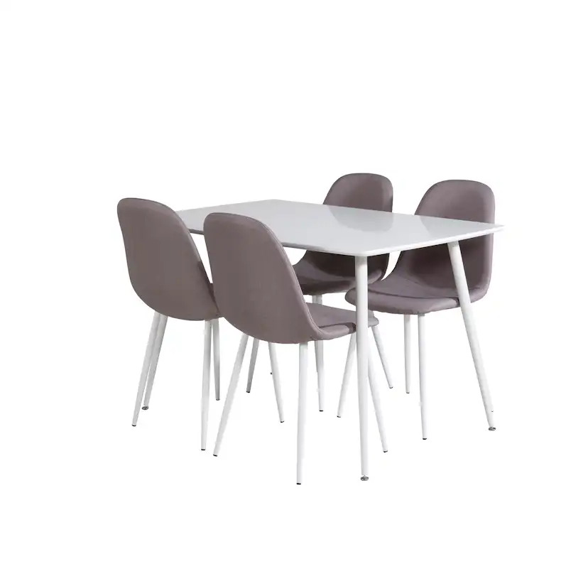 Matgrupp Venture Home Pobbie med 4 Pobbie Stolar Polyester