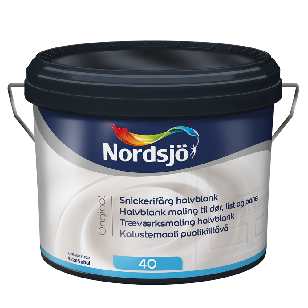 Snickerifärg Nordsjö Original Vit Halvblank