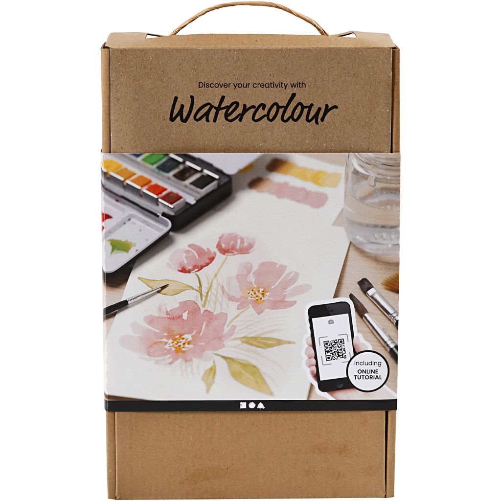 Akvarellfärg Creativ Company A5 200 g 1 set