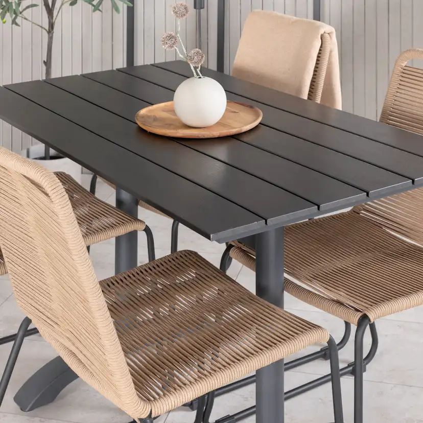 Matgrupp Venture Home Denver med 4 Lindos Stolar