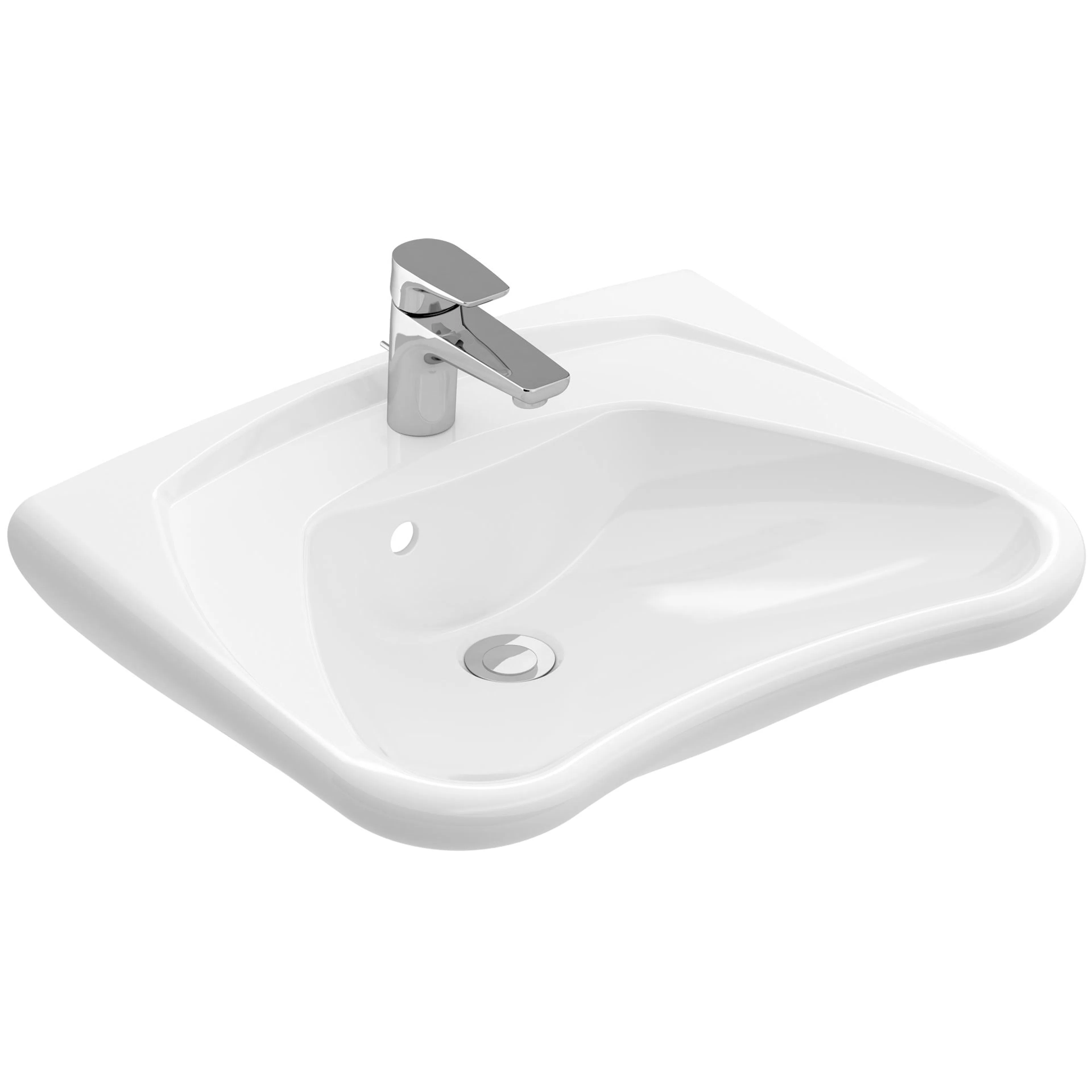 Tvättställ Villeroy & Boch O.novo Vita Rektangulärt 600 mm