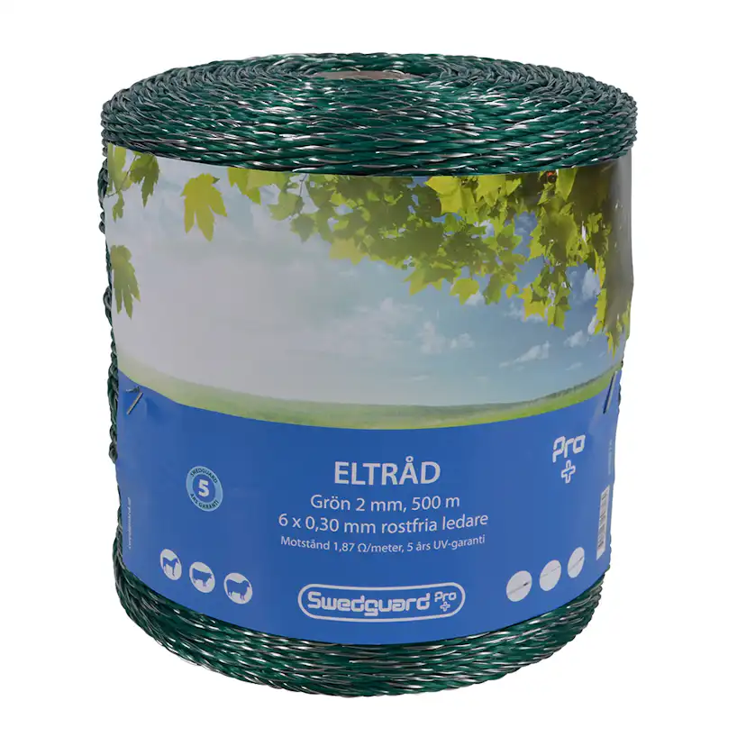 Eltråd Swedguard Pro+ 2 mm Grön
