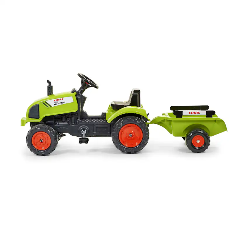 Trampbil FALK Traktor med vagn Claas 808-052