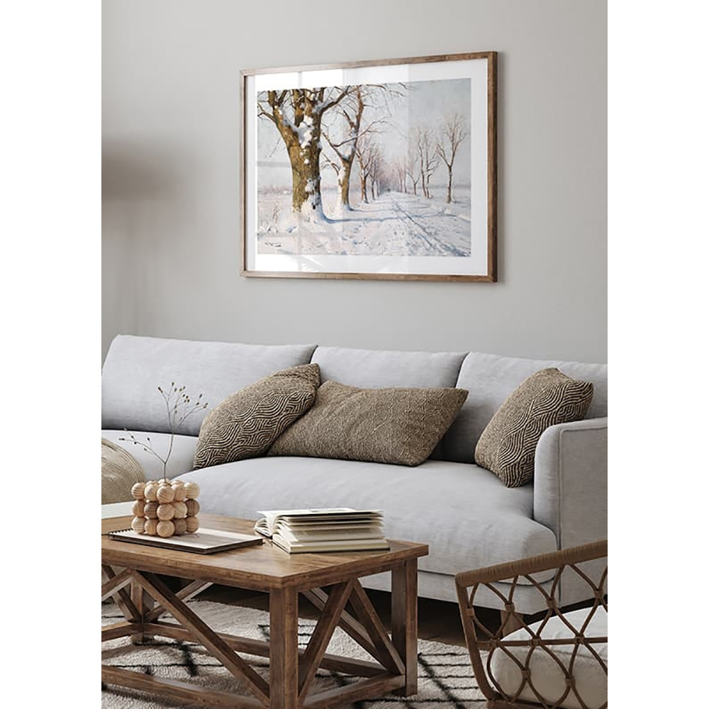 Poster Gallerix Snow Covered Avenue