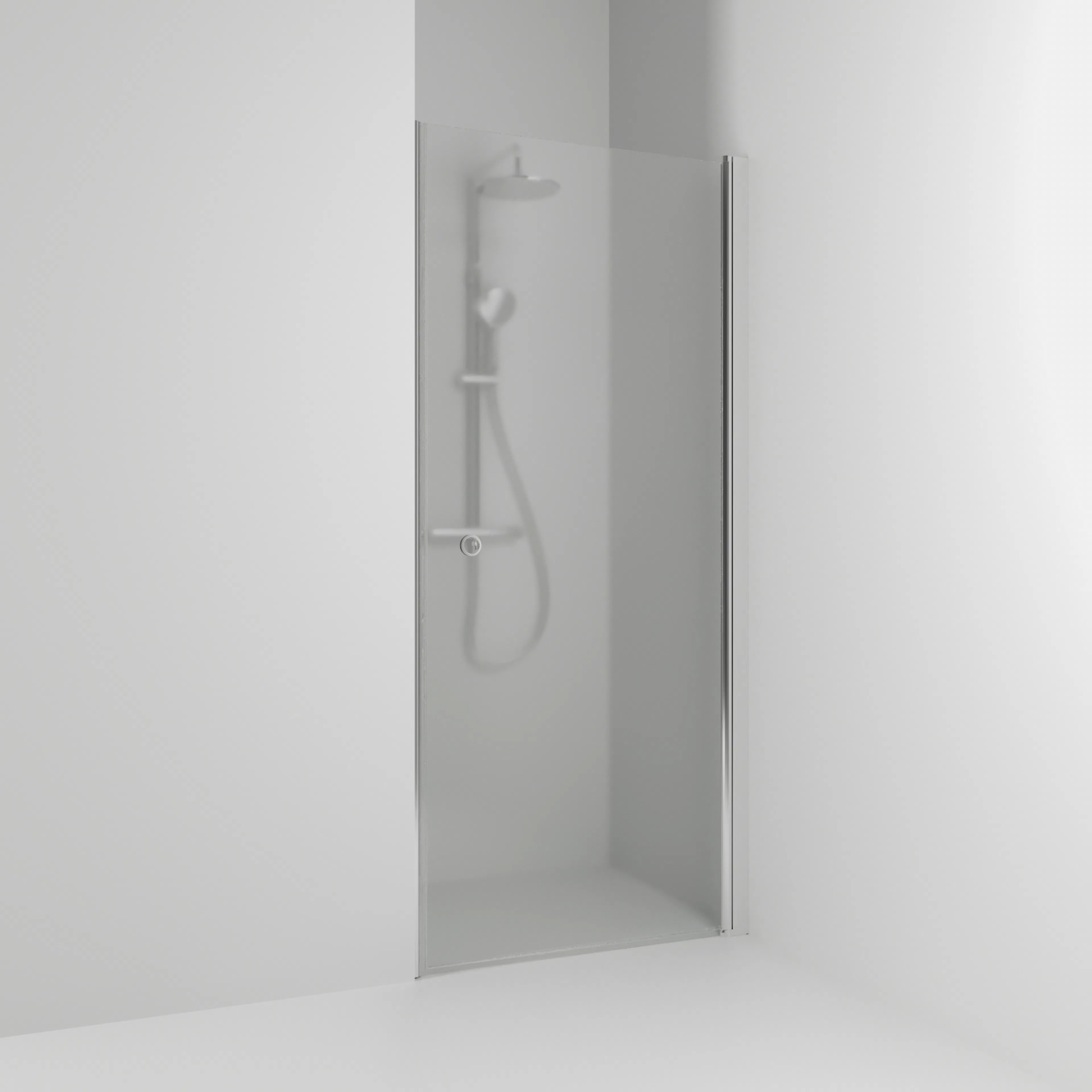 Enisch Rak Skoga HG Bl/Fr 100 Profil: Alu blank, Frostglas, 963x1980 mm