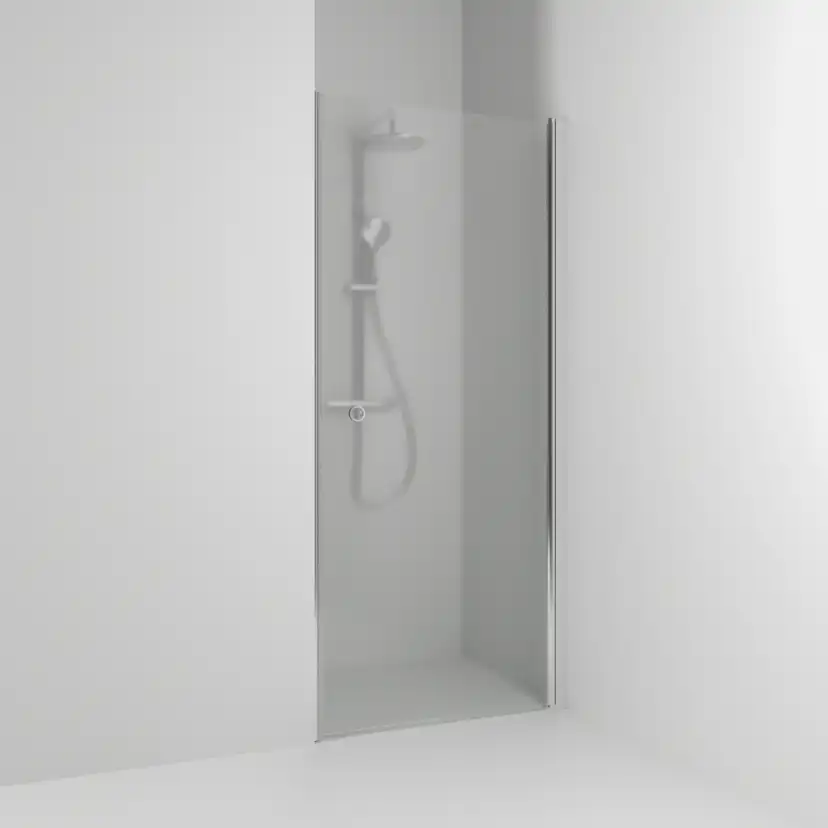 Enisch Rak Skoga HG Bl/Fr 90 Profil: Alu blank, Frostglas, 863x1980 mm