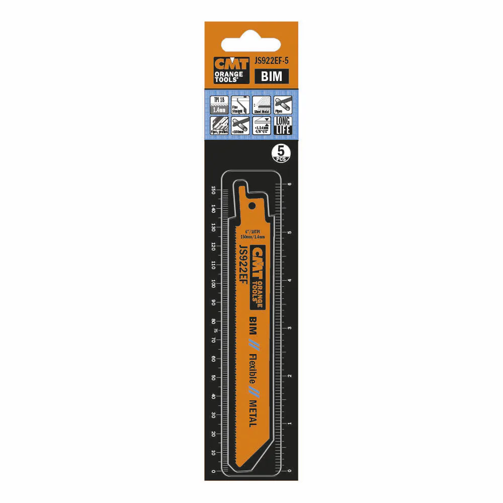 Tigersågblad CMT Orange Tools Metall 150mm BIM Flex JS922BF-5