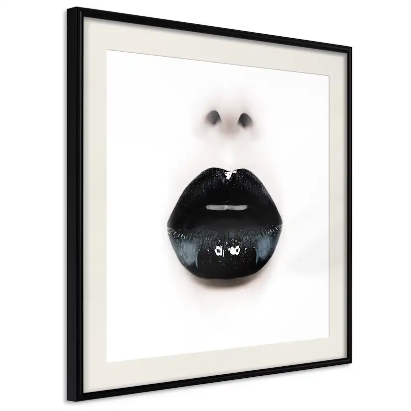Poster Artgeist Affisch Black Lipstick