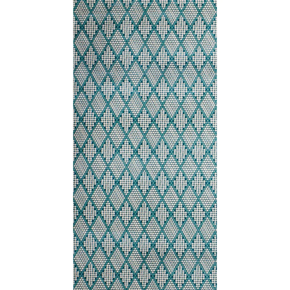 Pierre Cardin Matta Diamond 2053B Creme/Turkos 80x150 80x150 cm
