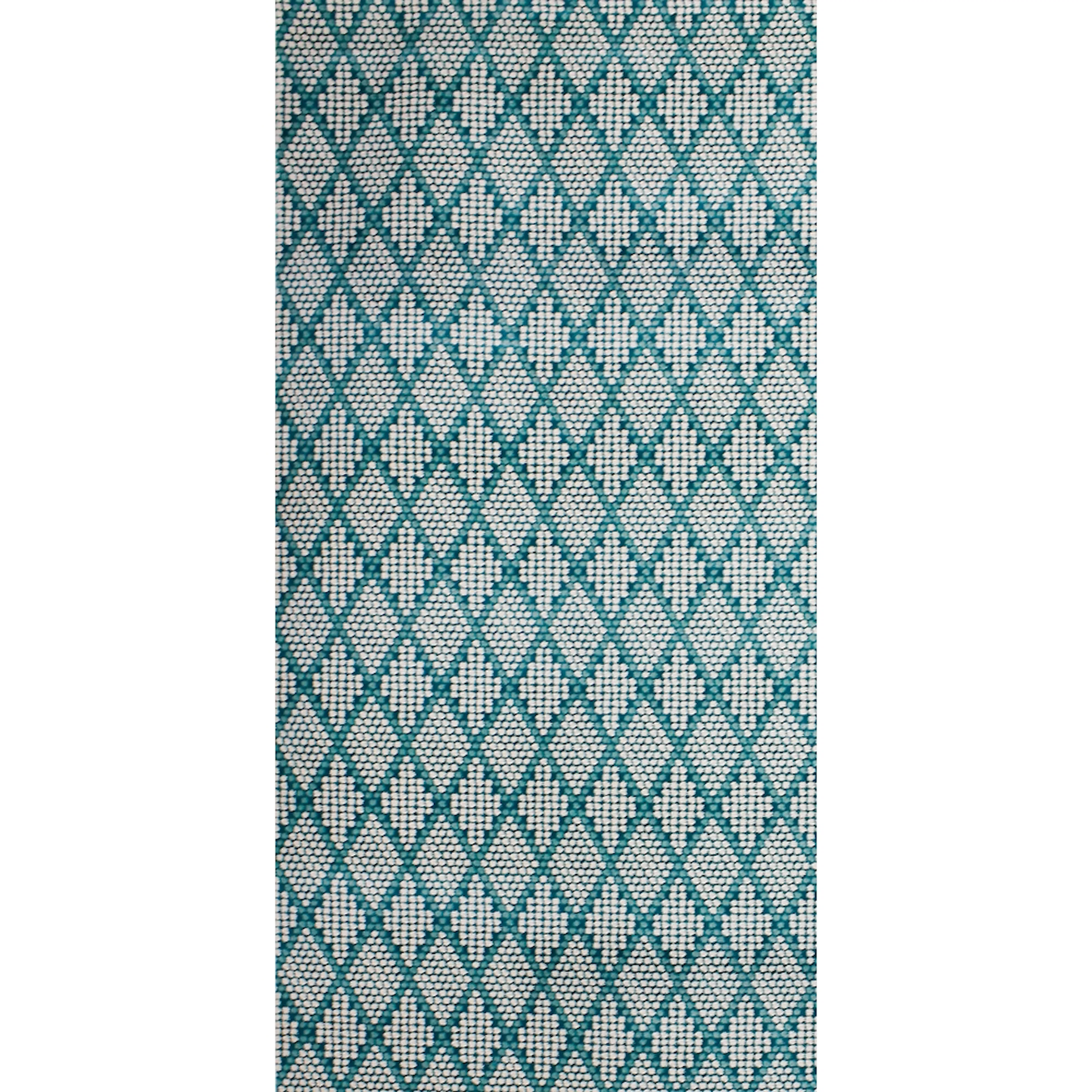Pierre Cardin Matta Diamond 2053B Creme/Turkos 80x150 80x150 cm