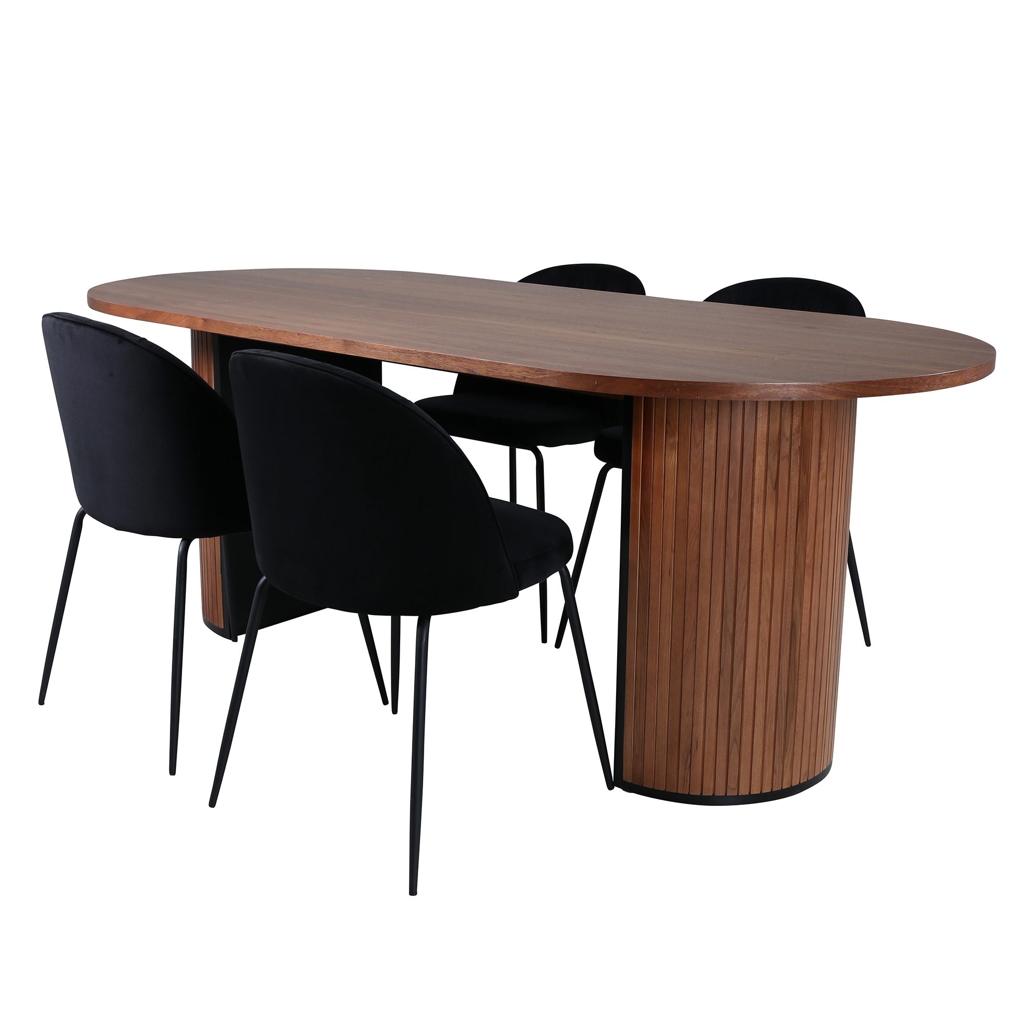 Matgrupp Venture Home Bianca med 4 Wrigley Stolar