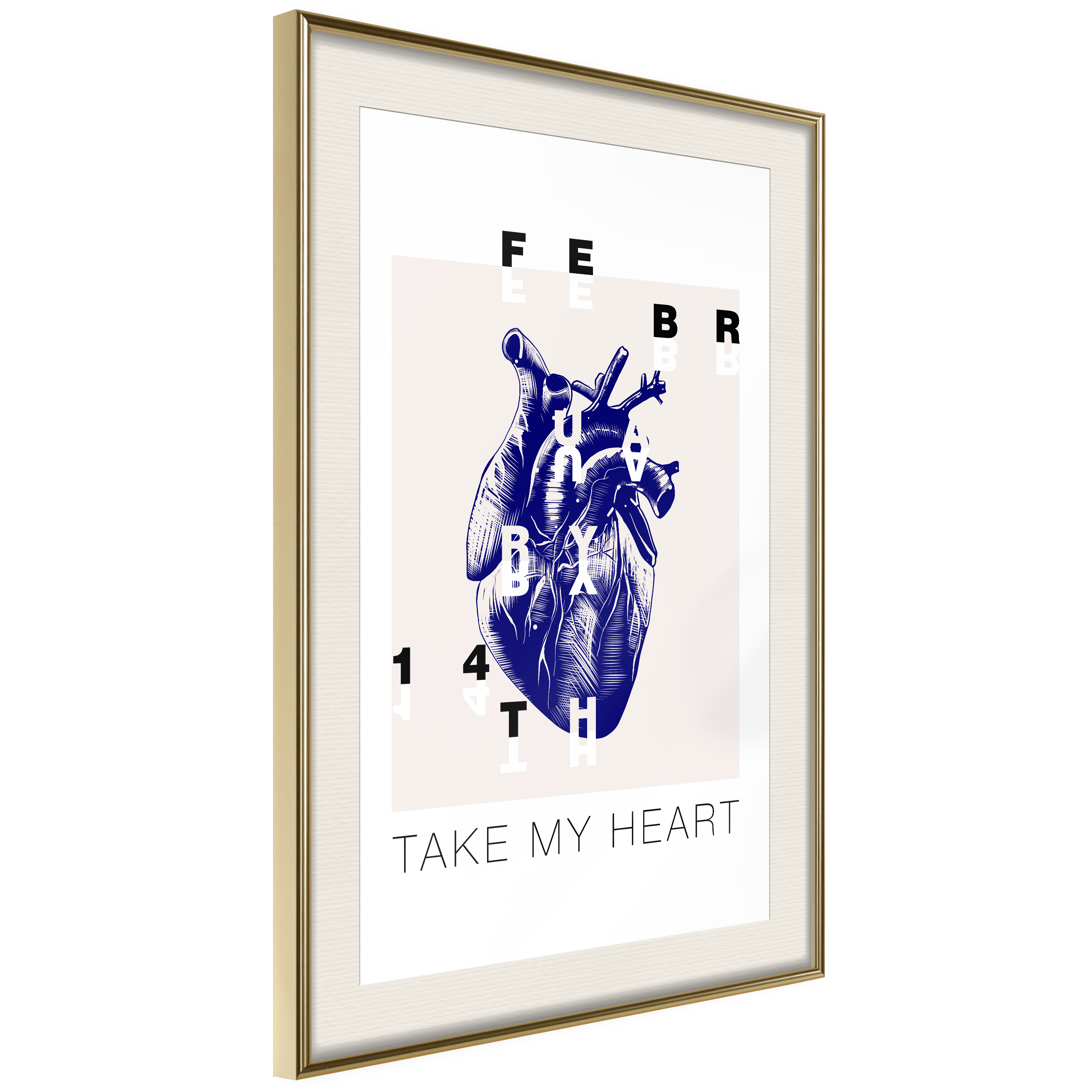Poster Artgeist Affisch Take My Heart