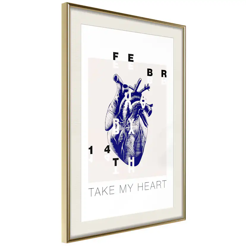 Poster Artgeist Affisch Take My Heart