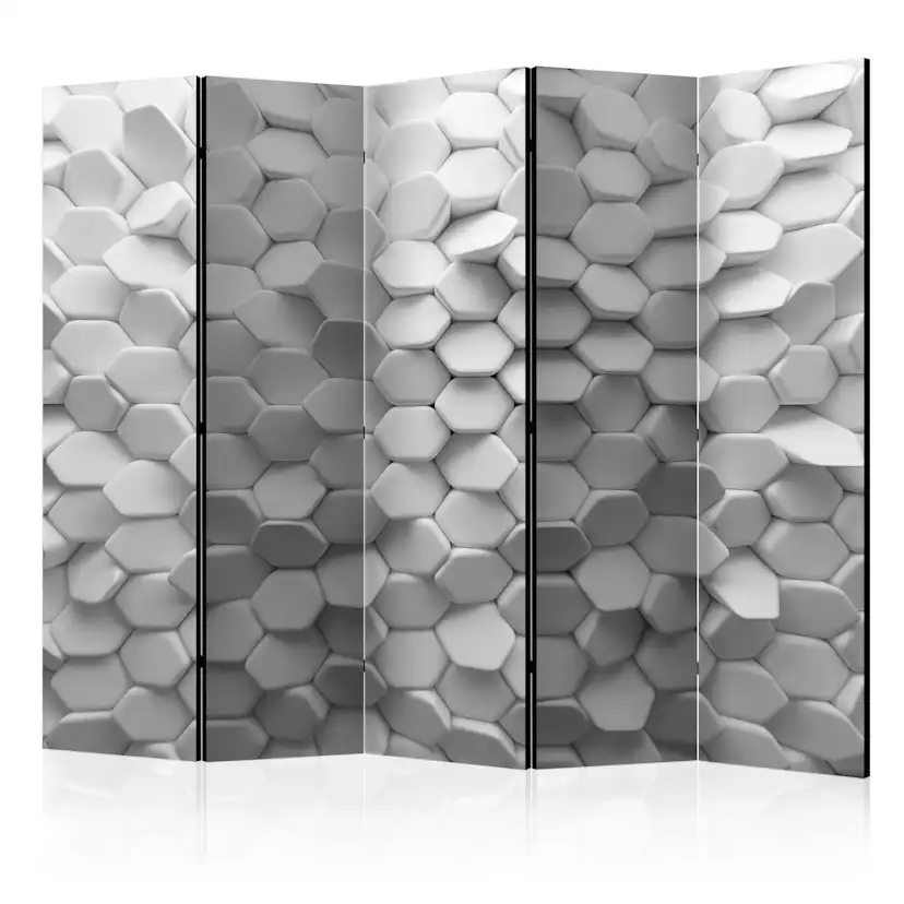 Rumsavdelare Skärmvägg Arkiio White Mystery II 225x172 cm