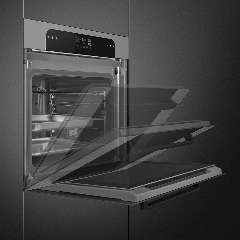 Kombiugn Smeg SO6202S3PS med Sous vide och ångfunktion Silver 60 cm