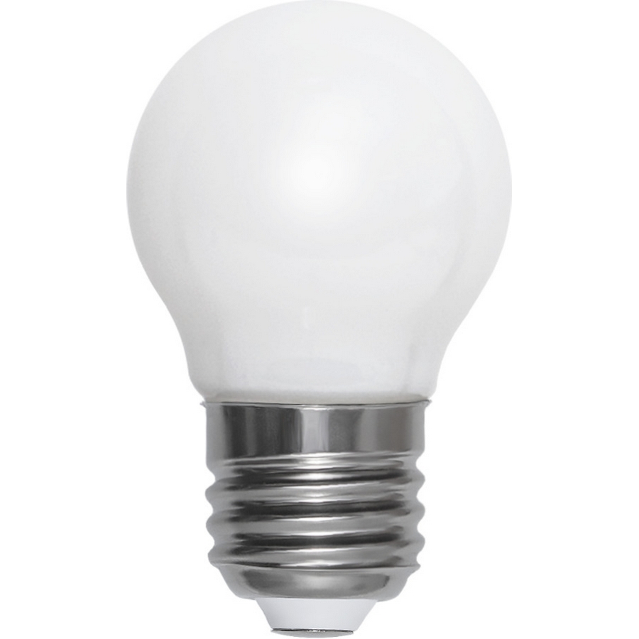LED-lampa Star Trading Filament E27 G45 Opal RA90 4,7W