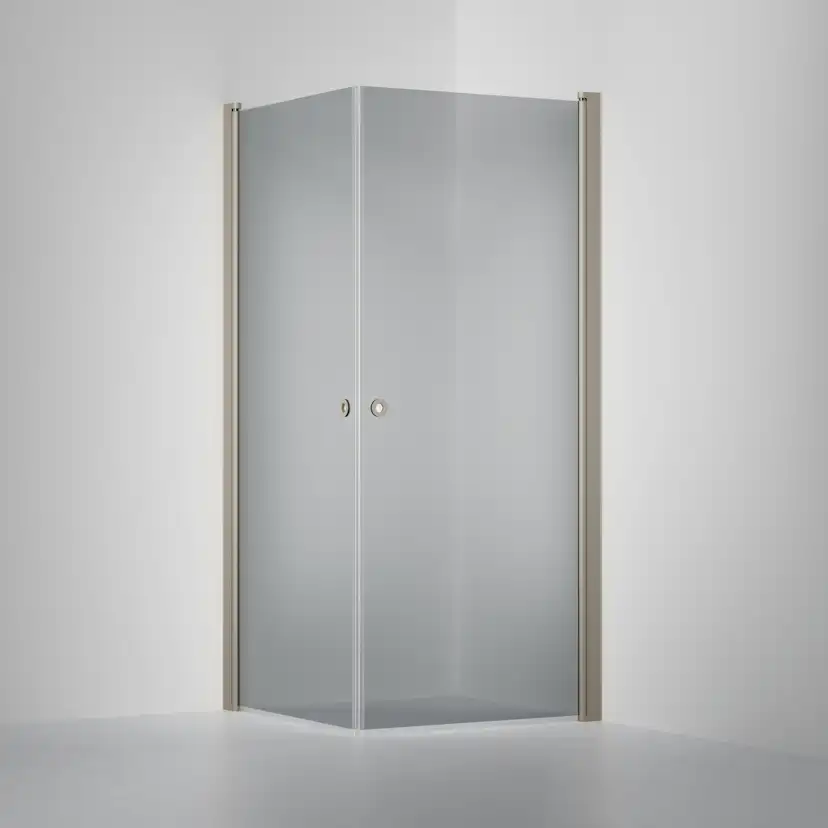 Duschvägg Linc Angel 900x900 mm, Gråtonat Glas, Stone