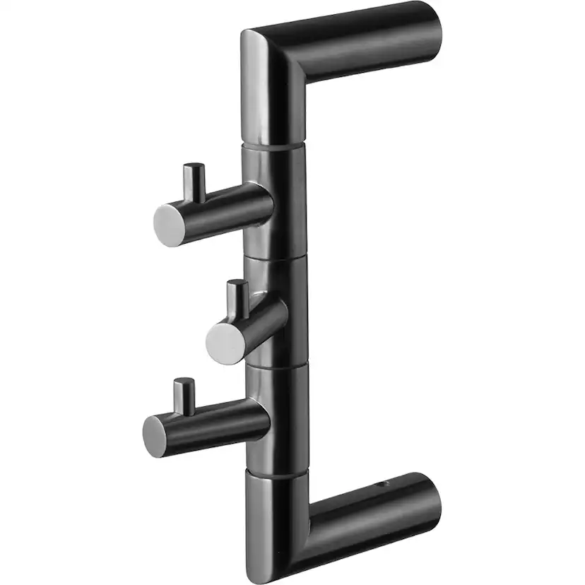 TA253 Brushed Black Chrome Borstad Black Chrome