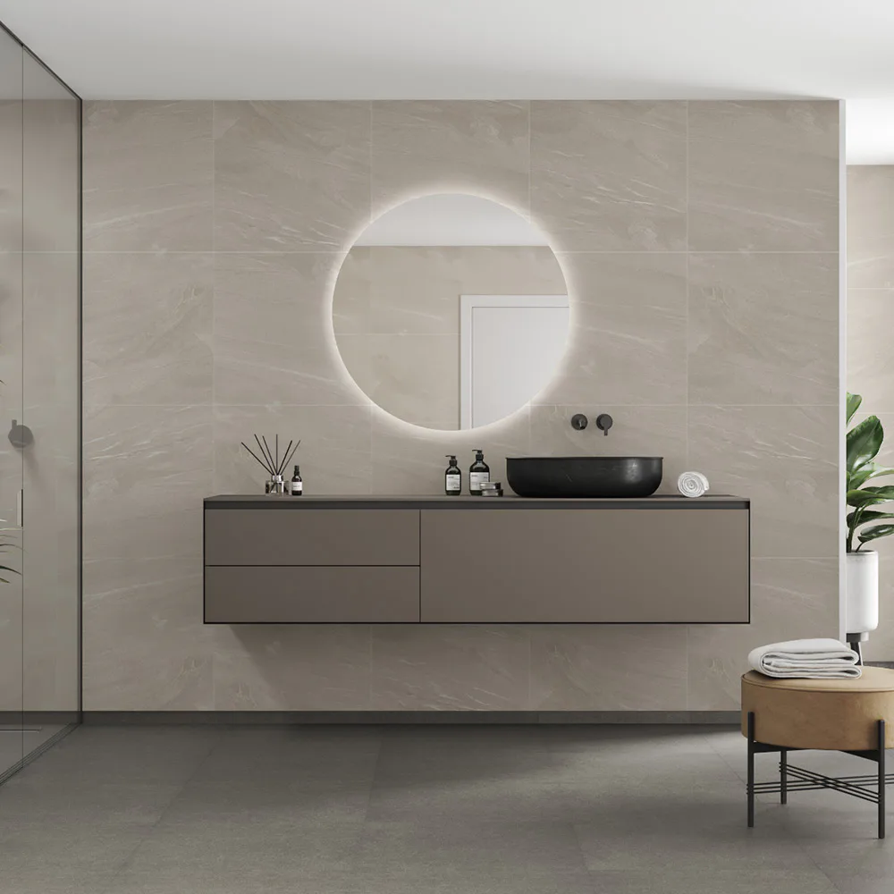 Våtrumsskiva Fibo 4008-M6060 Beige Stone 10x620x2400 mm