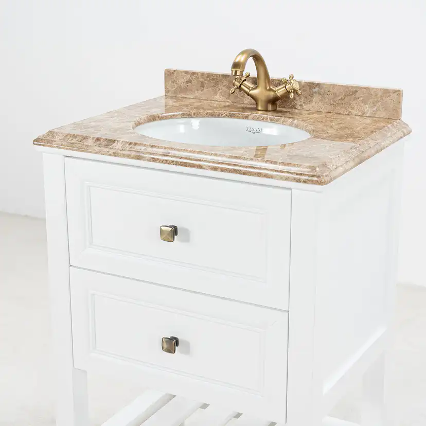 Tvättställsskåp Vesani Utah Beige Marmor