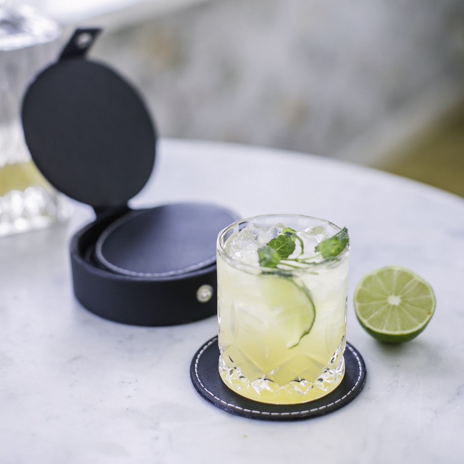 Glasunderlägg Dorre Visby Ø10 cm 6-pack